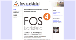 Desktop Screenshot of fos-karlsfeld.de